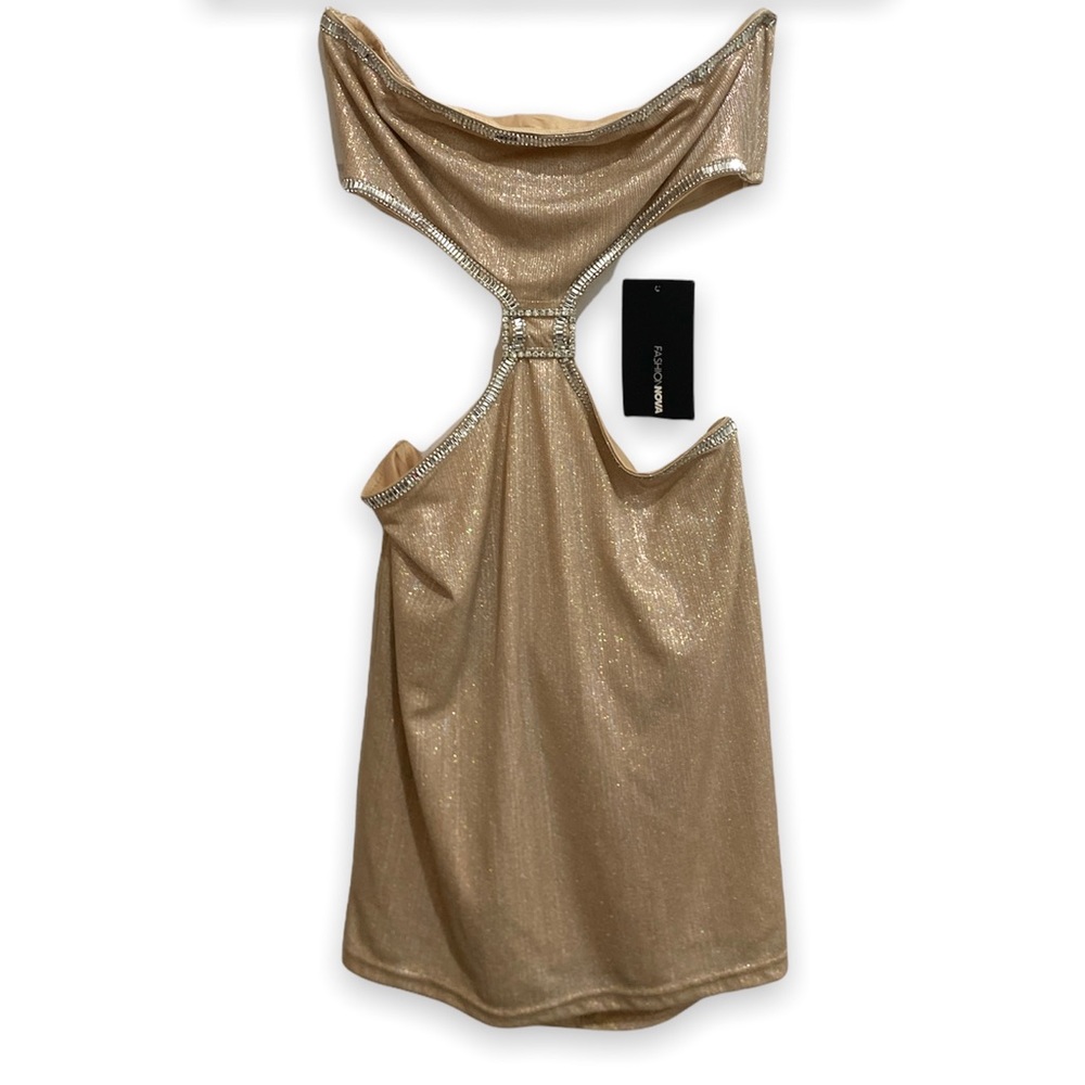 Diamond Sparkly Cutout Dress